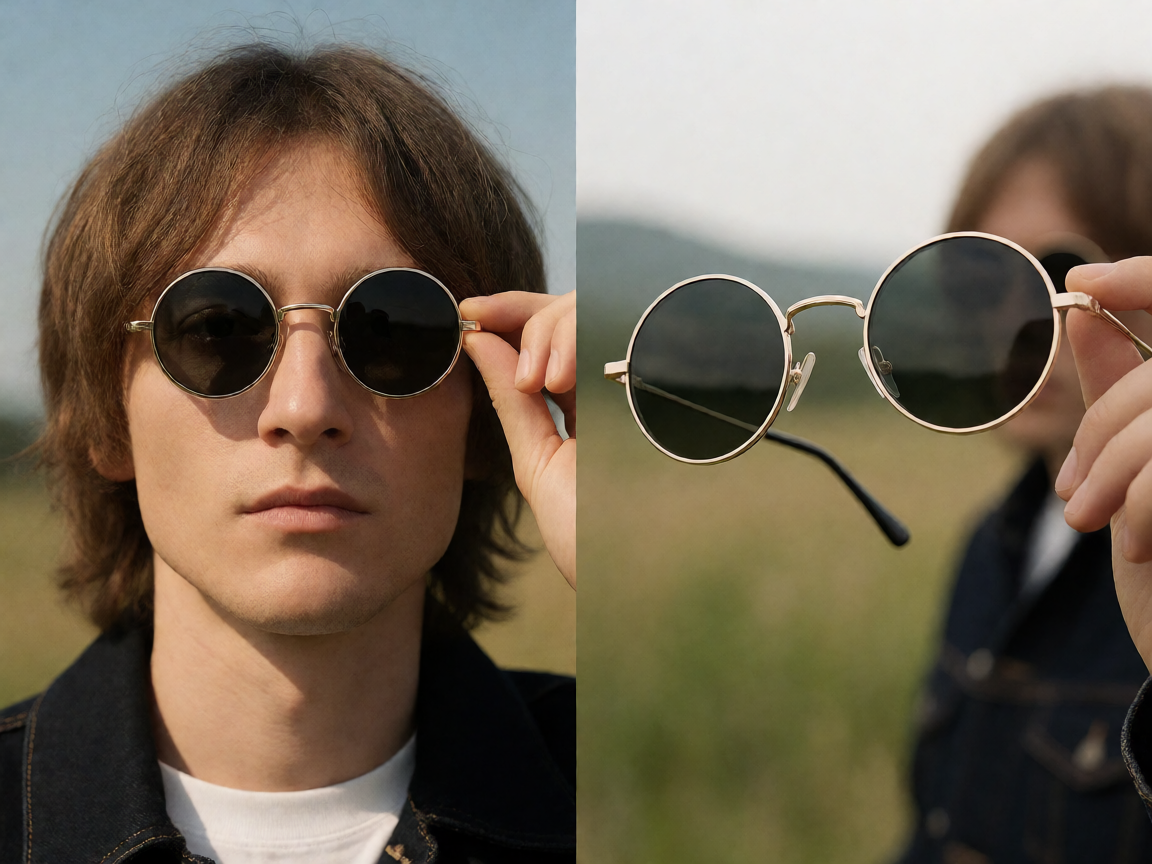 Ray-Ban Round圆形太阳镜，约翰·列侬同款经典圆框设计